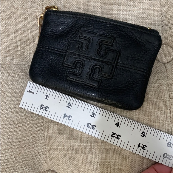 Tory Burch  Coin Wallet  Black Leather - Picture 8 of 9